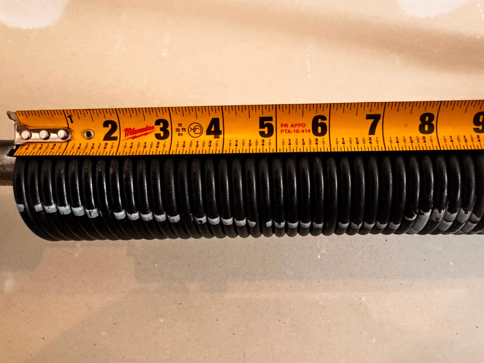 Garage door torsion spring replacement
