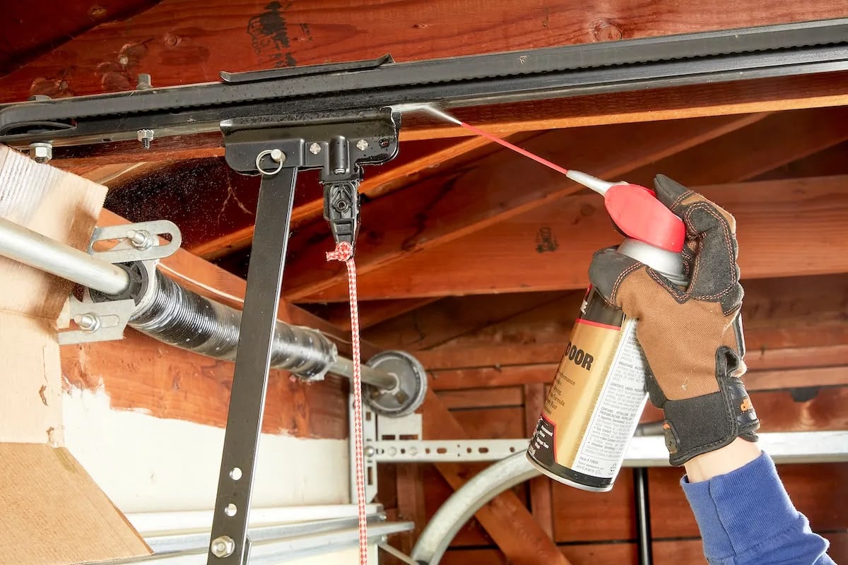 Garage door maintenance service in Calgary